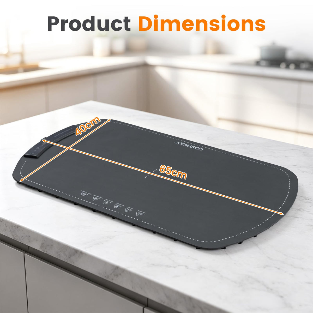 Electric Food Warming Mat, Roll-Up Buffet Warmer 7 Heat