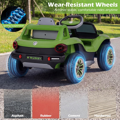 12V Kids Electric Car Licensed Volkswagen with Remote and LED Headlights