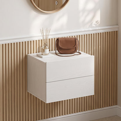 Floating Bedside Table, Small Wall Mounted Nightstand