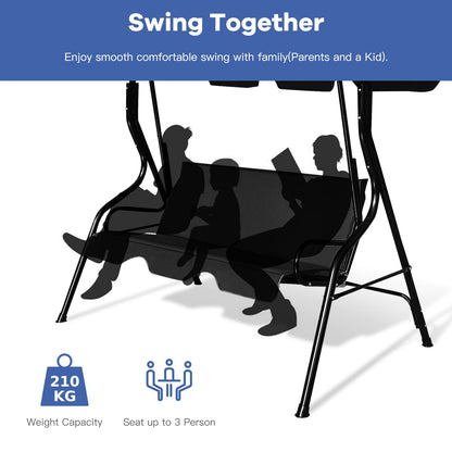 Outdoor 3 Seater Garden Swing Chair