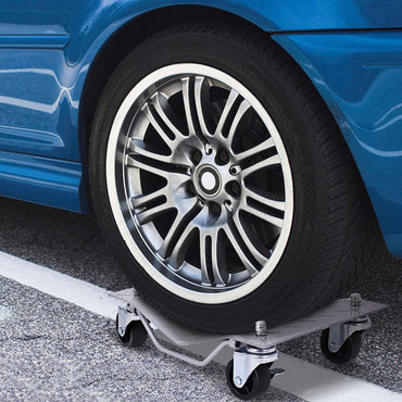 GiantexUK 24 Pack Tire Wheel Dollies, 1360/2720KG Heavy Duty Car Tire Skates Positioning Trolley with Wheels