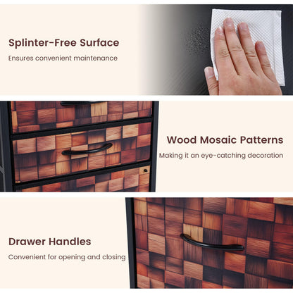 120 CM Computer Desk Home Office Desk with Metal Frame