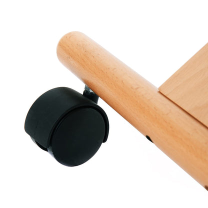 Wood Posture Stool with Angle and Height Adjustable for Gaming Computer Work