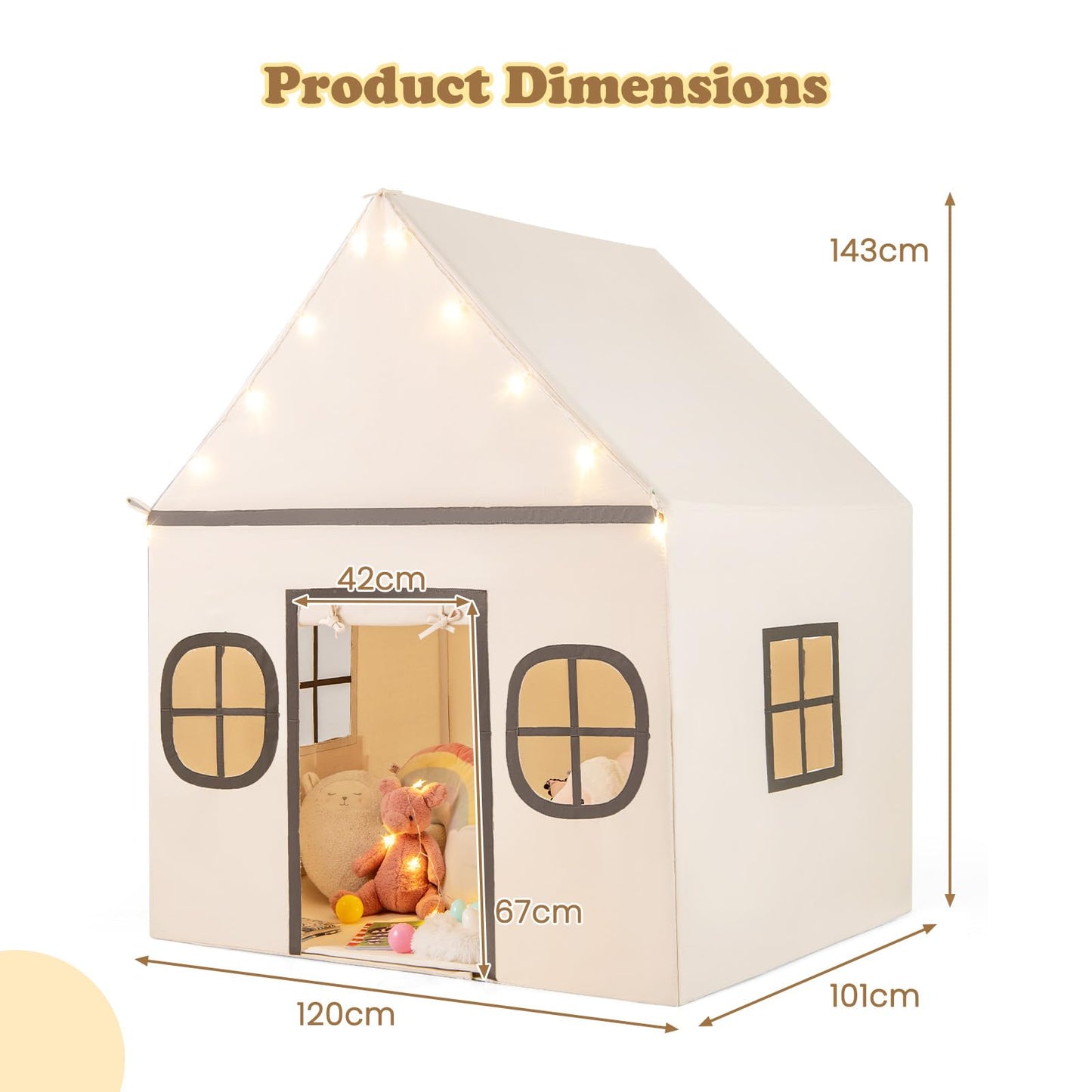 Kids Play Tent Large Playhouse Indoor Play Tent