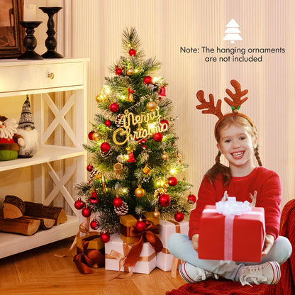 90CM Artificial Xmas Tree with 81 Branch Tips and Eucalyptus Leaves