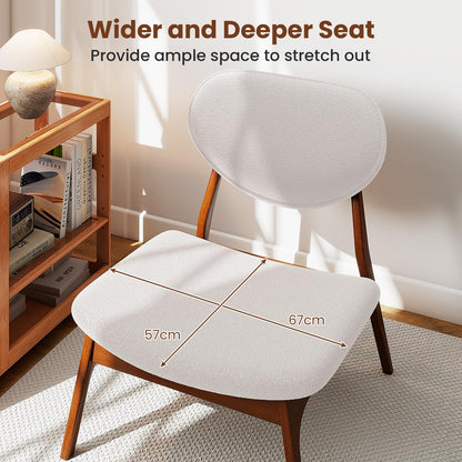 Accent Chairs Set of 2 with Side Table for Bedroom Waiting Room