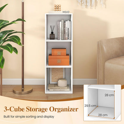 3/4/6/9-cube Bookcase, Space-Saving