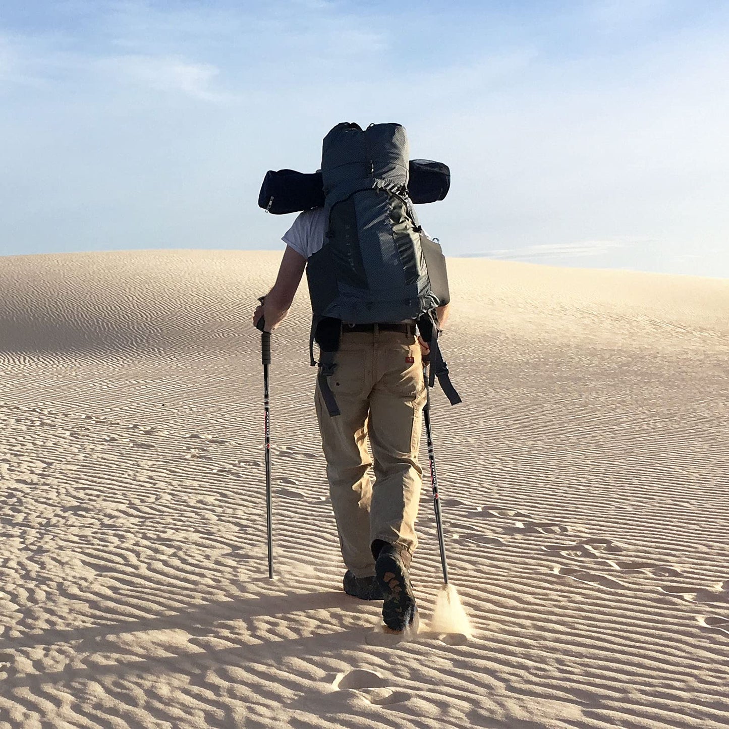 Hiking Pole Aluminum Trekking Pole Walking Pole Adjustable 65-135 cm