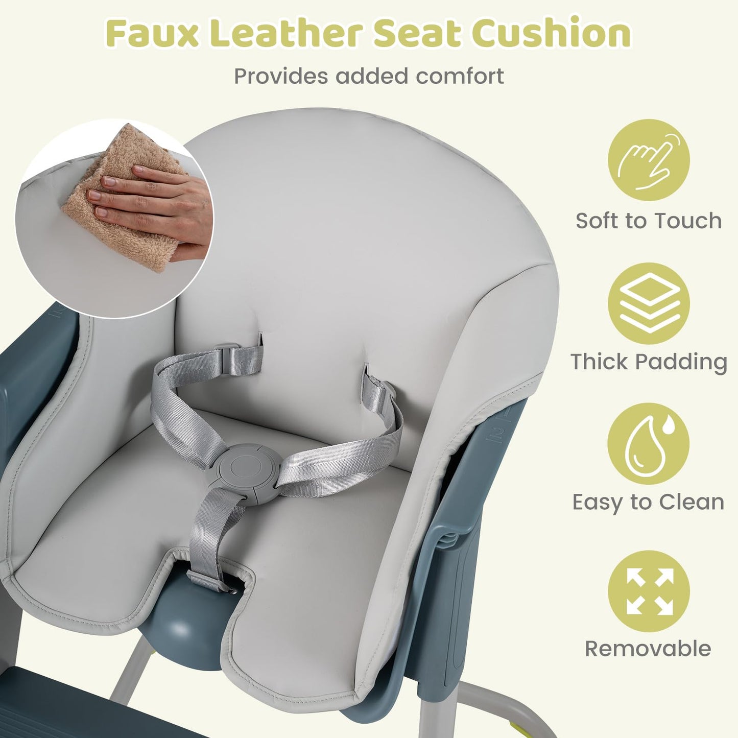 High Chair for Babies and Toddlers, Baby Highchair