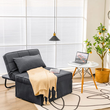 4 in 1 Convertible Sofa Bed with Adjustable Backrest