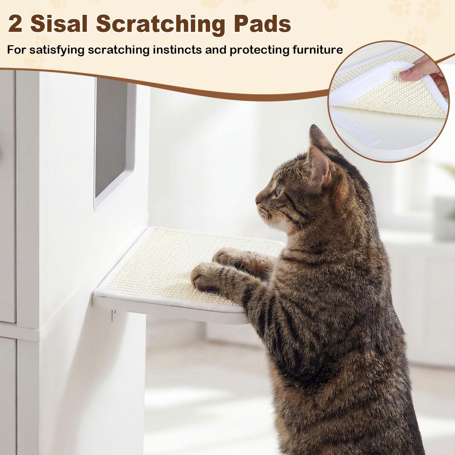 Cat Litter Box Enclosure Furniture Hidden Litter Box for Kitten