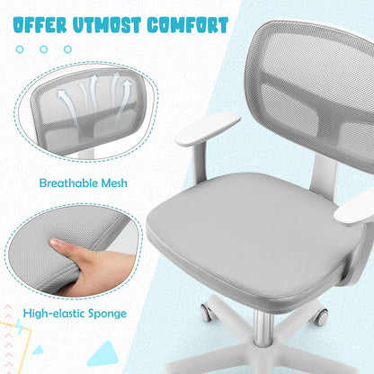 Children Task Study Chairs with Lumbar Support for School Home Office