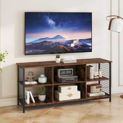 3-tier Entertainment Center with Power Outlets