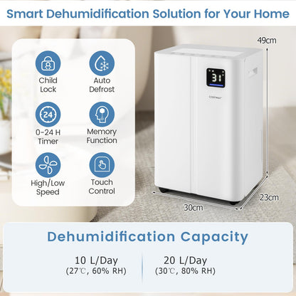 20L Dehumidifier for Home and Basement