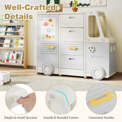 Kids Toy Storage Organizer with 4 Pull-out Drawers