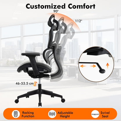 Ergonomic Office Chair, High Back Swivel Mesh Computer Desk Chair