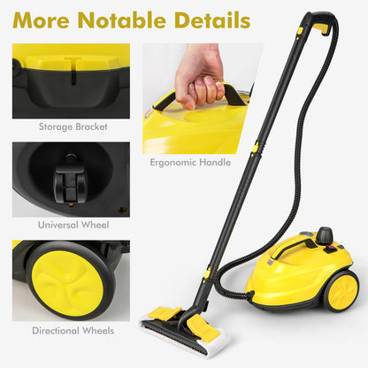 2000W 1.8L Multipurpose Steam Cleaner with 13 Accessories