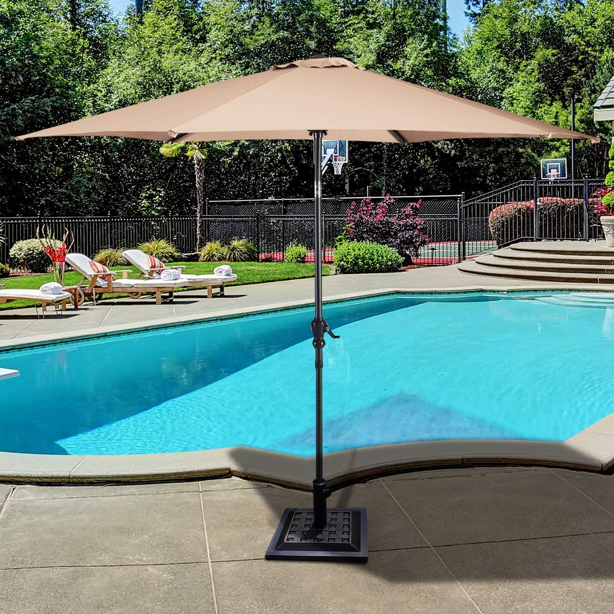 Heavy-Duty Outdoor Patio Stand Suit for Standard Pole Sizes