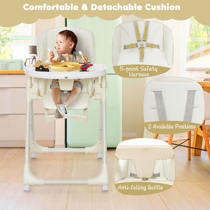 Giantex Foldable Highchair for Babies and Toddlers