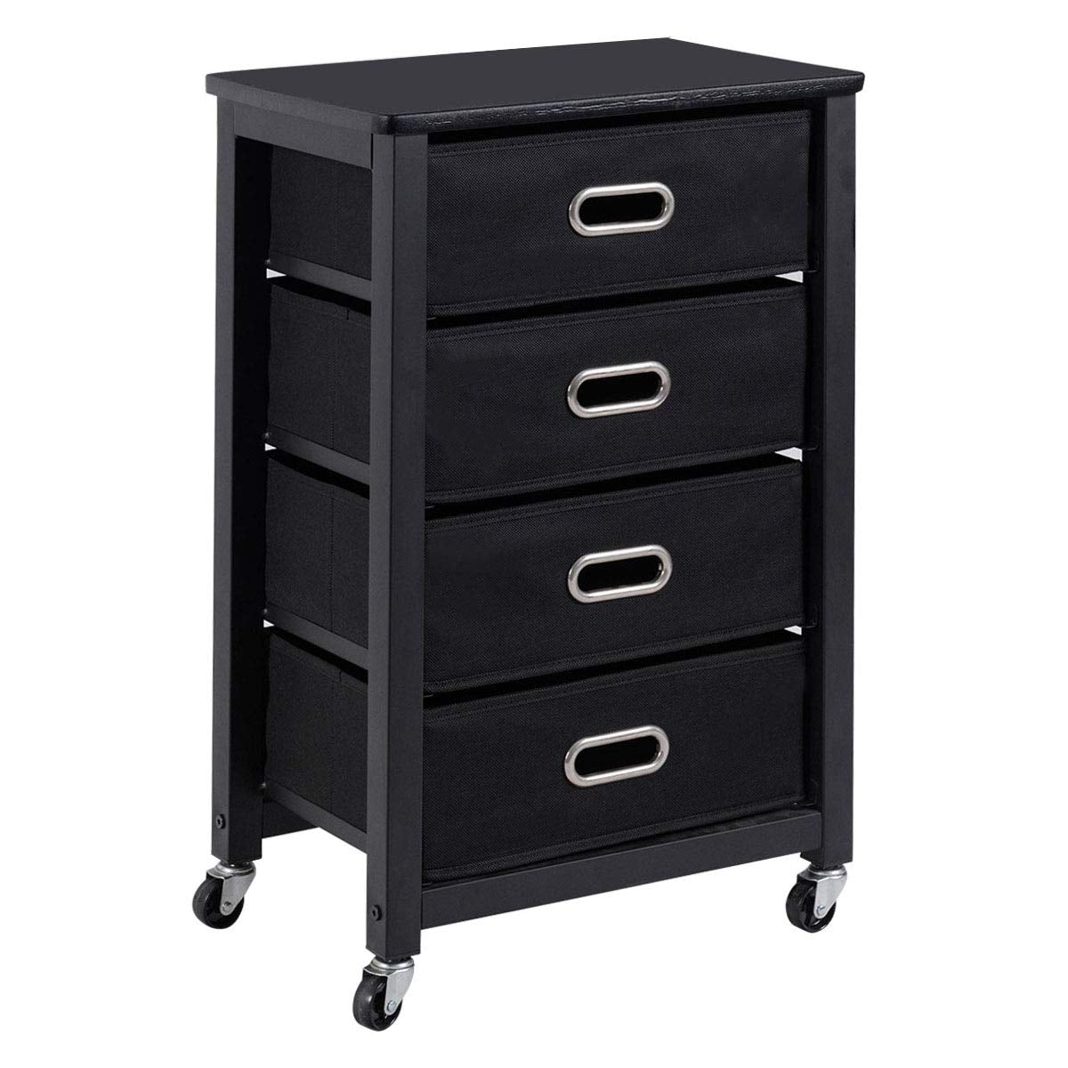 Mobile Filing Cabinet with 4 Drawers