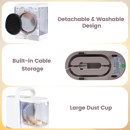 9-in-1 Dog Grooming Vacuum Kit for Shedding with 3 Suction Modes