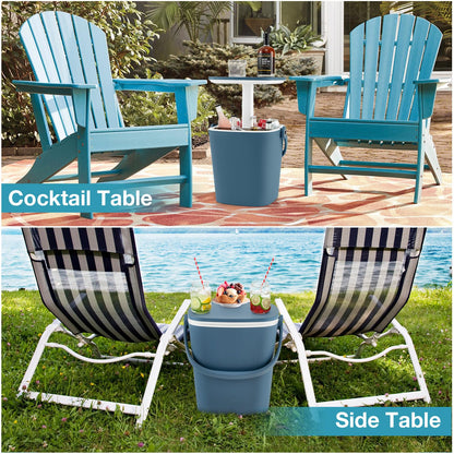 15L Outdoor Cool Bar Table with Lift Top Lid