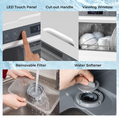 Table Top Dishwasher, Mini Countertop Dishwasher