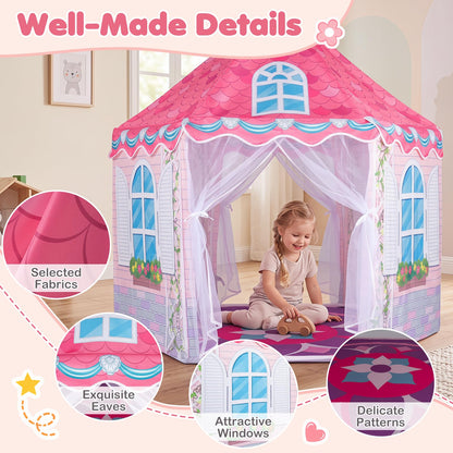 Kids Play Tent, Indoor Large Playhouse (with Dance Mat)