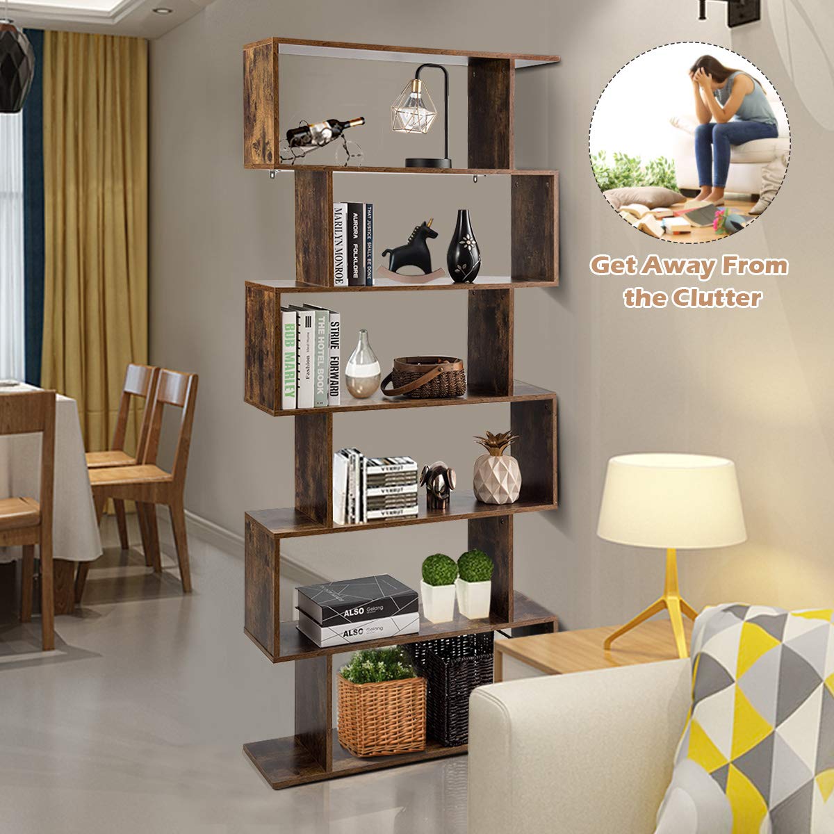 5/6 Tiers Freestanding Storage Shelf