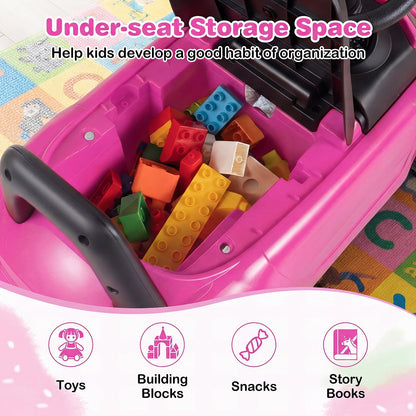 Kids Ride On Sliding Toy Mazda Licensed with Under-Seat Storage for Toddlers