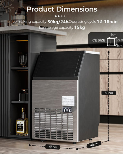 GiantexUK Commercial Ice Machine for Home