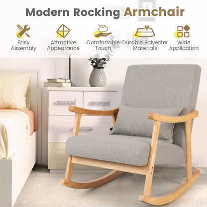Relax Rocking Chair for Living Room Bedroom Nursery