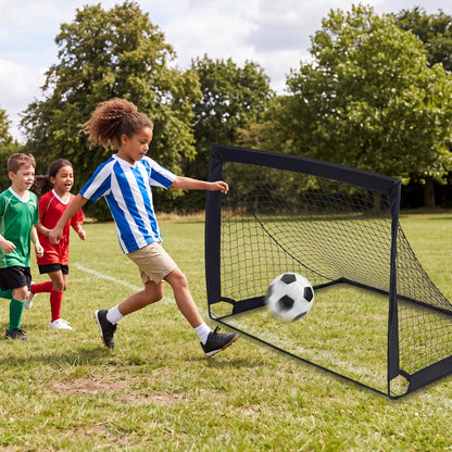 Portable Football Goals Set of 2, 4 x 3 ft Pop Up Soccer Nets