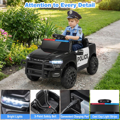 12V Kids Ride on Car with Remote Control, Lights