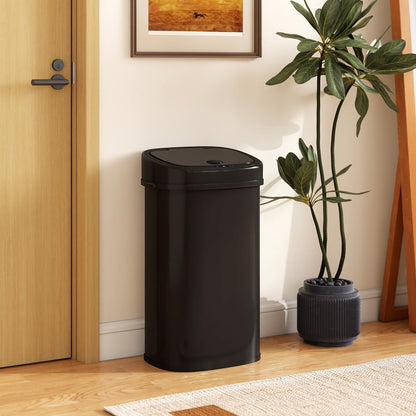 58L/68L Automatic Kitchen Bin, Dual-Zone Touchless Infrared Motion Sensor Waste Bin
