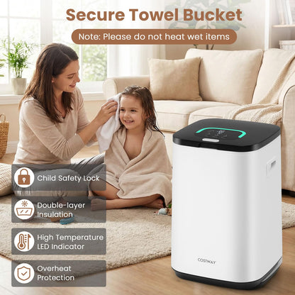 23L Towel Warmer Bucket Large Hot Towel Heater with Child Lock