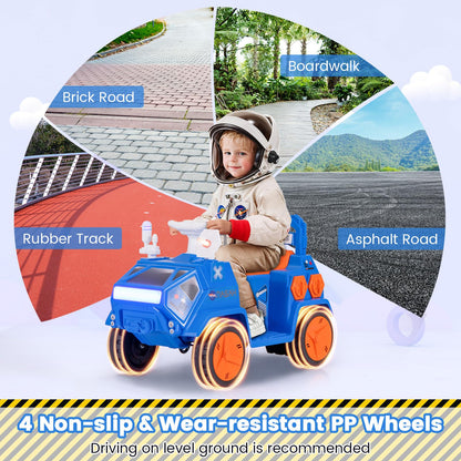 6V Kids Ride on Car Electric 4-Wheeler for Kids with Music