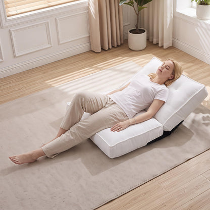 6-Level Adjustable Single Lazy Sofa Bed Chair