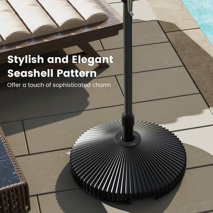 25 kg Water and Sand Weighted Umbrella Base for Poolside