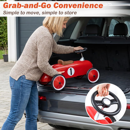 Ride on Car, Toddler Foot to Floor Sliding Walker with 50° Safety Angle Limit