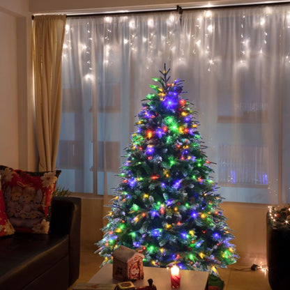 150/180/210 CM Artificial Christmas Tree with LED Lights and Tips