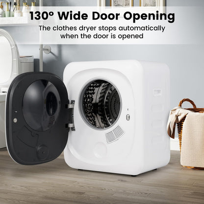 4kg Mini Vented Tumble Dryer, 800W Compact Laundry Dyer with 5 Drying Modes