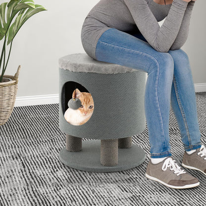 3 in 1 Cats Cave Sleeping House with Scratching Posts