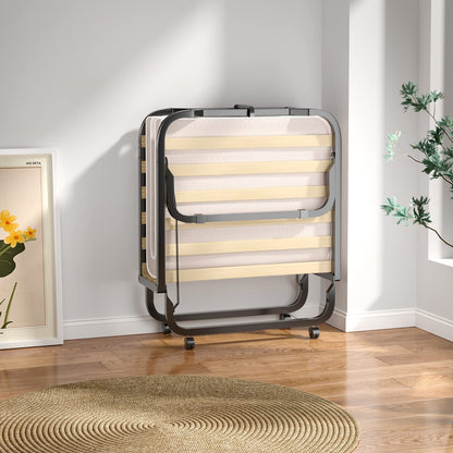 Folding Bed with 10cm Thick Luxurious Memory Foam Mattress