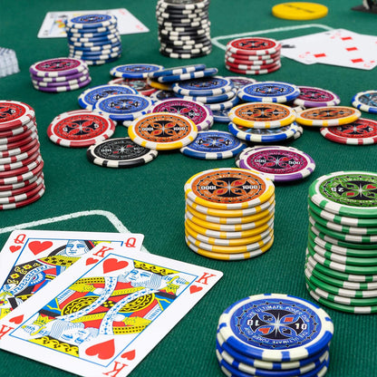Poker Chips Set in Aluminium Case Texas Hold’em Poker Set