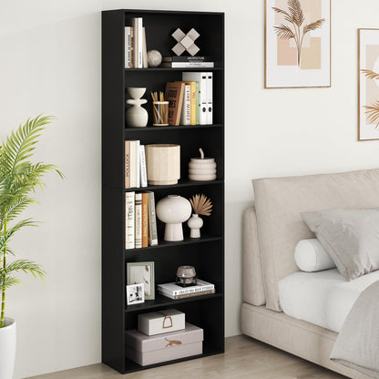 60 x 24 x 178 cm Floor Standing Book Storage Organizer with 2 Anti-tipping Kits