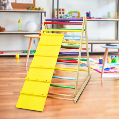 Wooden Climbing Ladder with Ramp for Kindergarten or Home