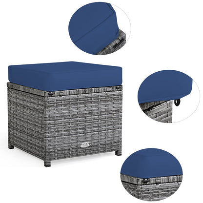 7-Piece Patio Furniture Set with Back and Seat Cushions