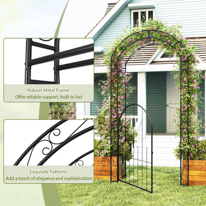 Metal Pergola Arbor Trellis for Climbing Plant
