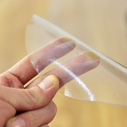 120x120cm Office Chair Mat, Transparent Non Slip PVC Floor Protection Mat